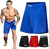 BJJ Shorts for Men No-Gi Jiu Jitsu Grappling, Muay Thai Shorts, Boxing, Kickboxing, MMA Fight Shorts Cage/UFC Training Shorts