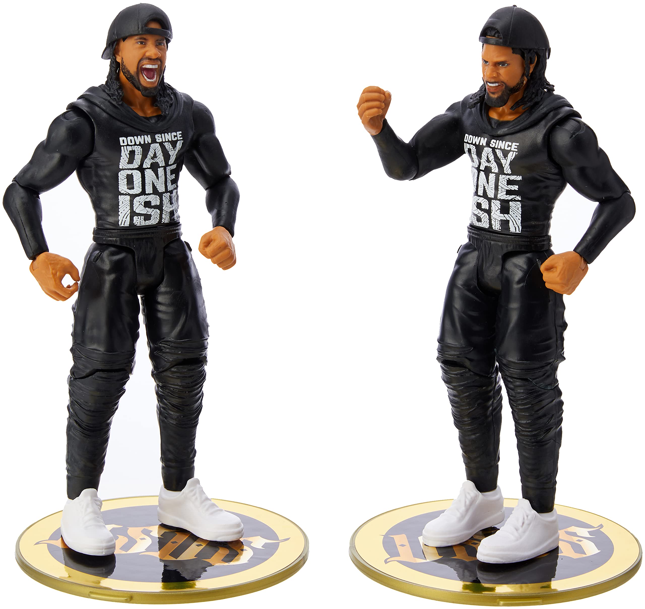WWE GVJ28 Jimmy & Jey Uso Championship Showdown 2-Pack, Multicolor, 17.0 cm*4.0 cm*8.0 cm