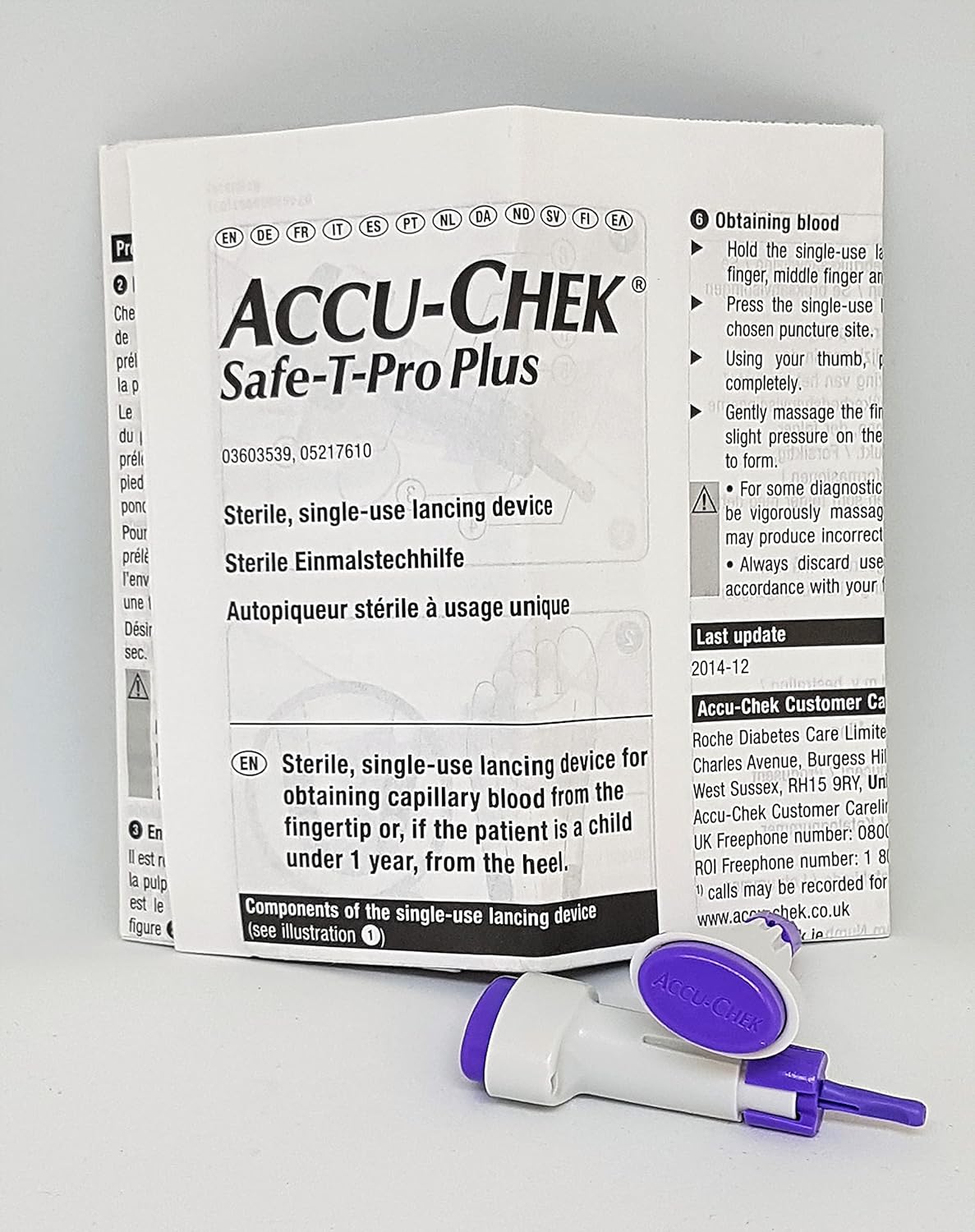 AccuChek 99XX0092 Safe T Pro Plus Lancet, Pack of 200 BigaMart