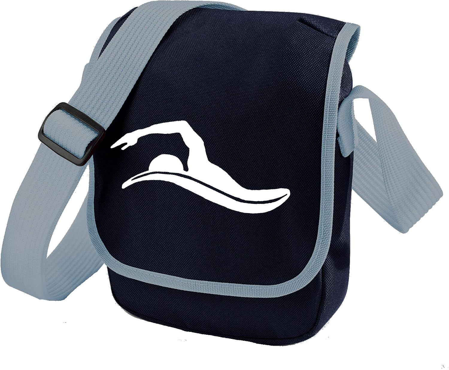 Sac De Natation Enfant Harry Bear En Forme De Requin Bleu - Poches Filet Et Étagère Personnalisable
