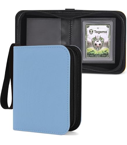 pokemon single card binder 1 Pocket Binder–Collectible Trading Card Album, Card Holder with 20 Pages, Holds 40 Cards, Side-Loading Mini for TCG, MTG, Sports, Baseball, Football, Small Sports Card Book,Purple : Toys Vaupan Pokemon Binder Case, 400