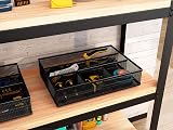 EasyPAG Mesh Drawer Organiser Tray Desk Drawer Tidy Black view 6