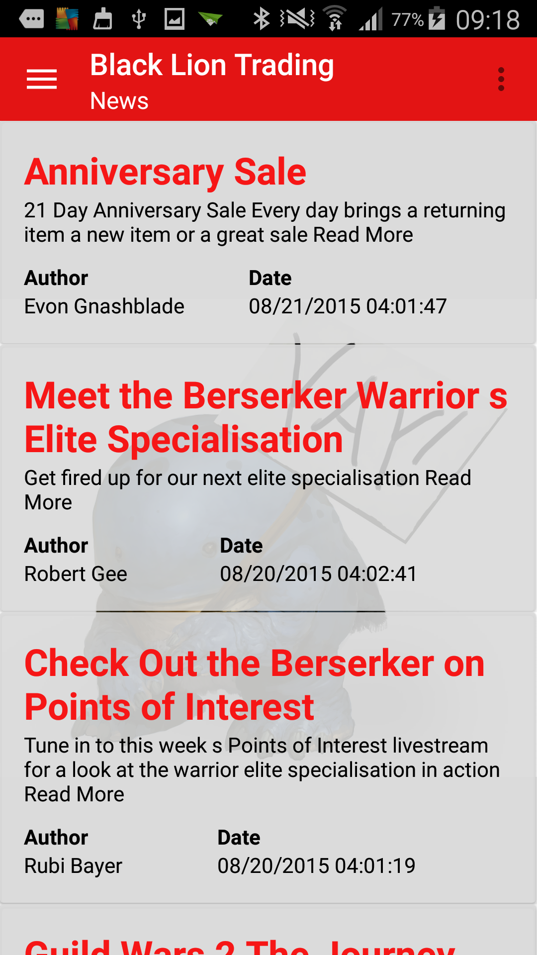 Black Lion Trading for GW2Amazon.deAppstore for Android