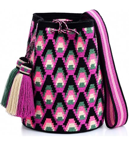 Amazon.com: Fairtrade Authentic WAYUU Bag, Mochila from Colombia