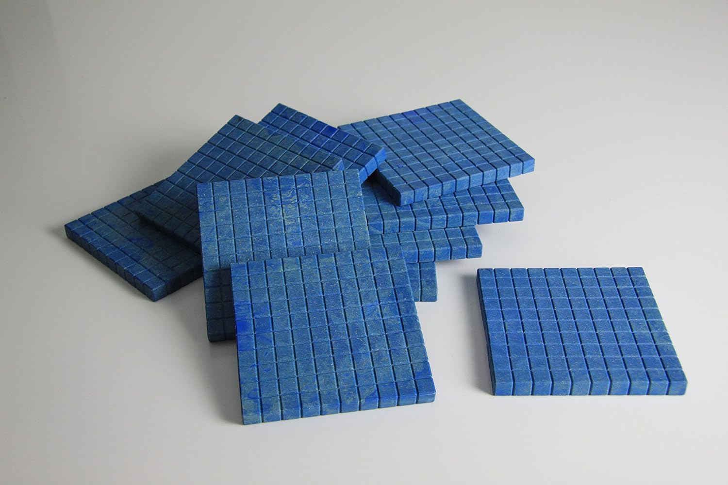 Trading Agency Sieboldt R39588F00 10 Coloured Serving Hundred Plates, Blue