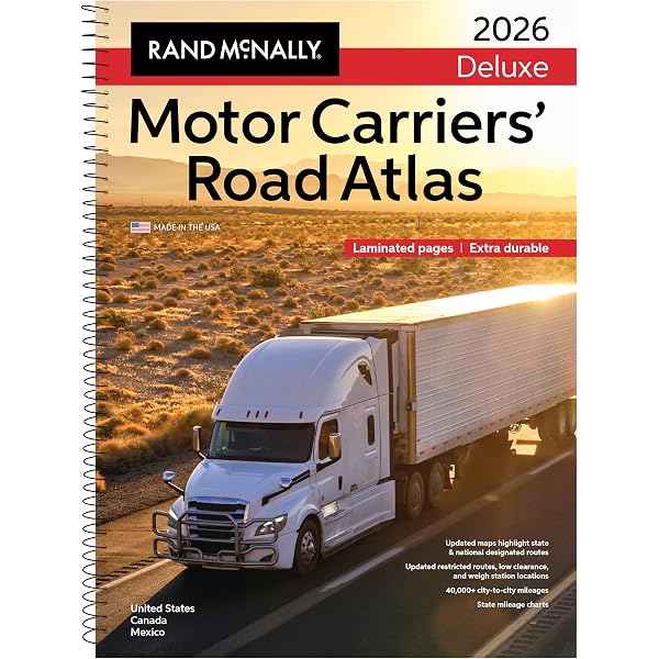 Rand McNally Large Scale Motor Carriers' Road Atlas: Rand McNally