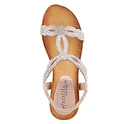 PATRIZIA Women's Shining Ankle Strap Sandal