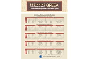 Charts for Beginning Greek Grammar and Syntax: A Quick Reference Guide to Beginning with New Testament Greek