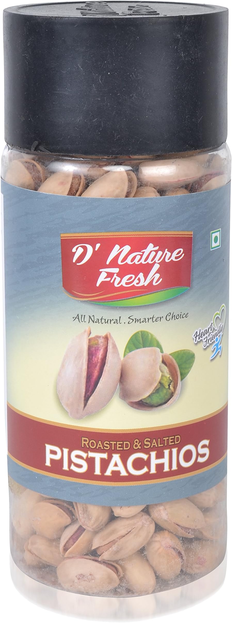 D'Nature Fresh Pista, Salted, 250 Grams