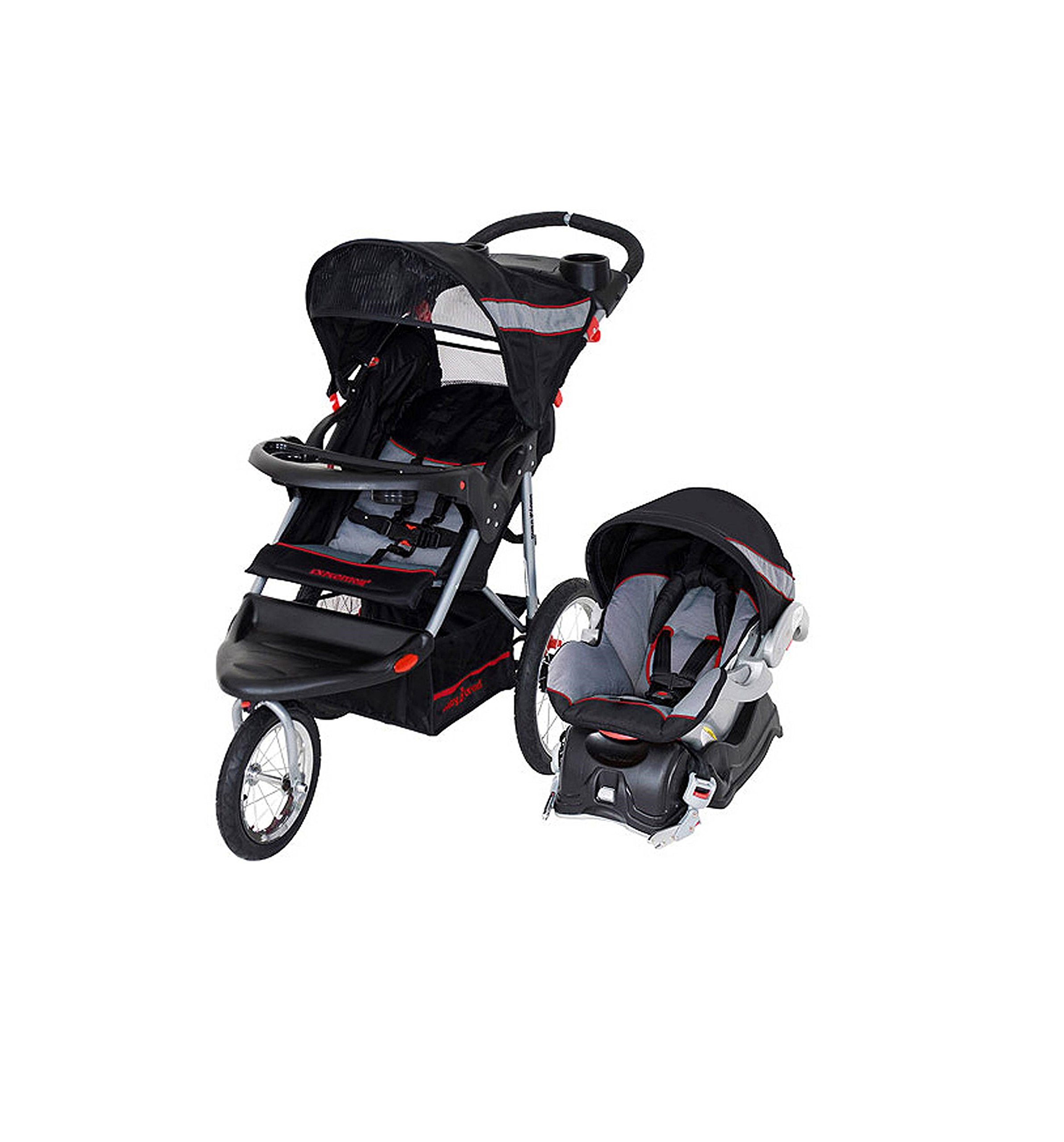 Baby Trend Expedition® Jogger Travel System with EZ Flex-Loc® Infant Car Seat, Millenium
