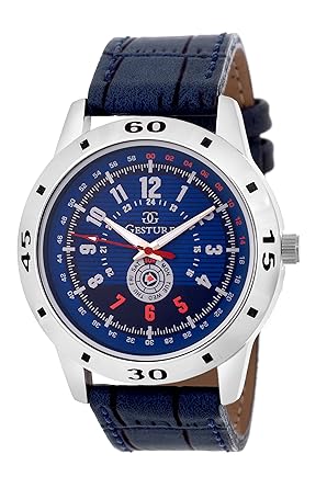 Blue Dial Modest Strap Mens Watch-72