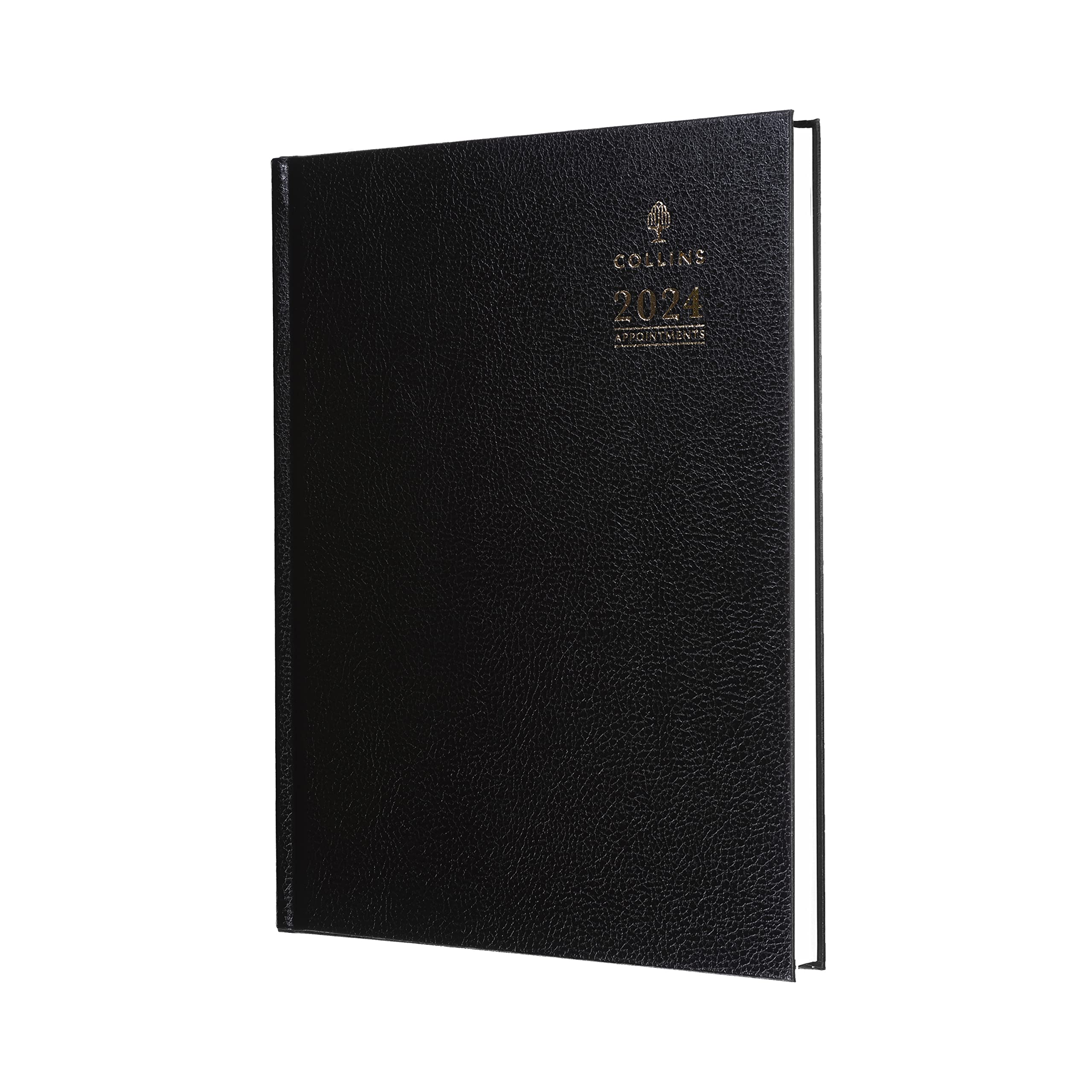Collins Debden Collins Standard Desk 2024 Diary A5 Day to a Page Business Diary - Business Planner and Organiser - January to December 2024 - Daily - Black - A5