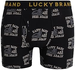 Lucky Brand Men's Boxer Briefs – 3 Pack Soft