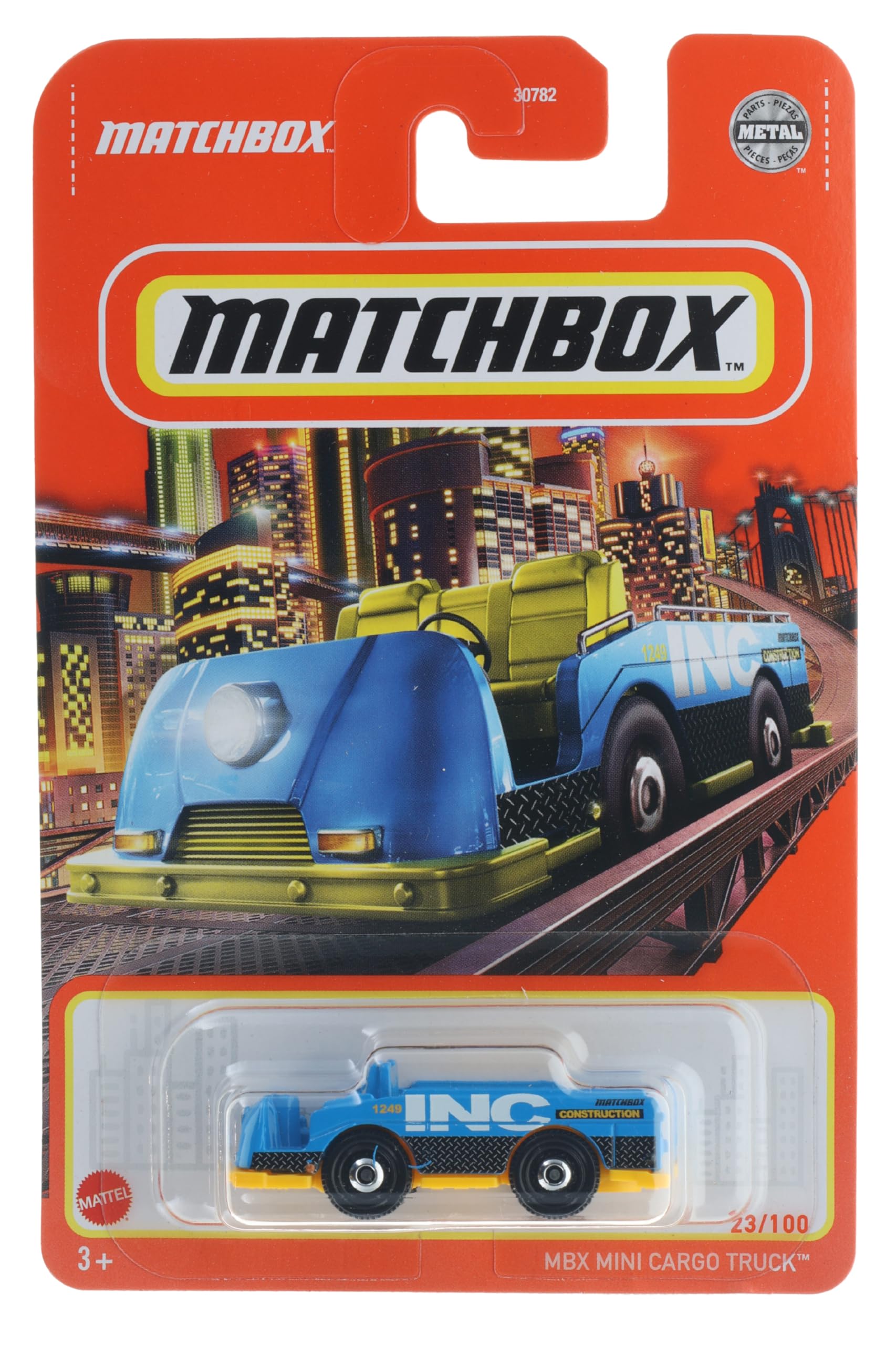 Photo 1 of Matchbox - MBX Mini Cargo - Blue - Airport Cargo Carrier - 23/100