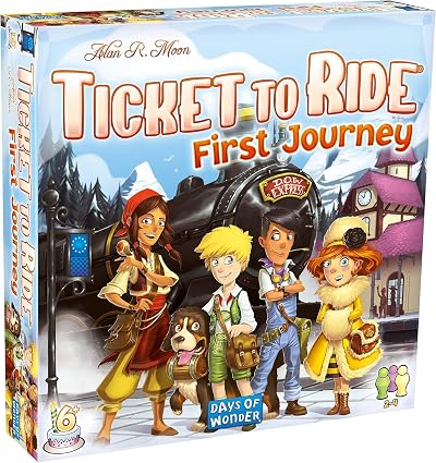 Days of Wonder Ticket To Ride First Journey Europe Board Game 2-4 Players