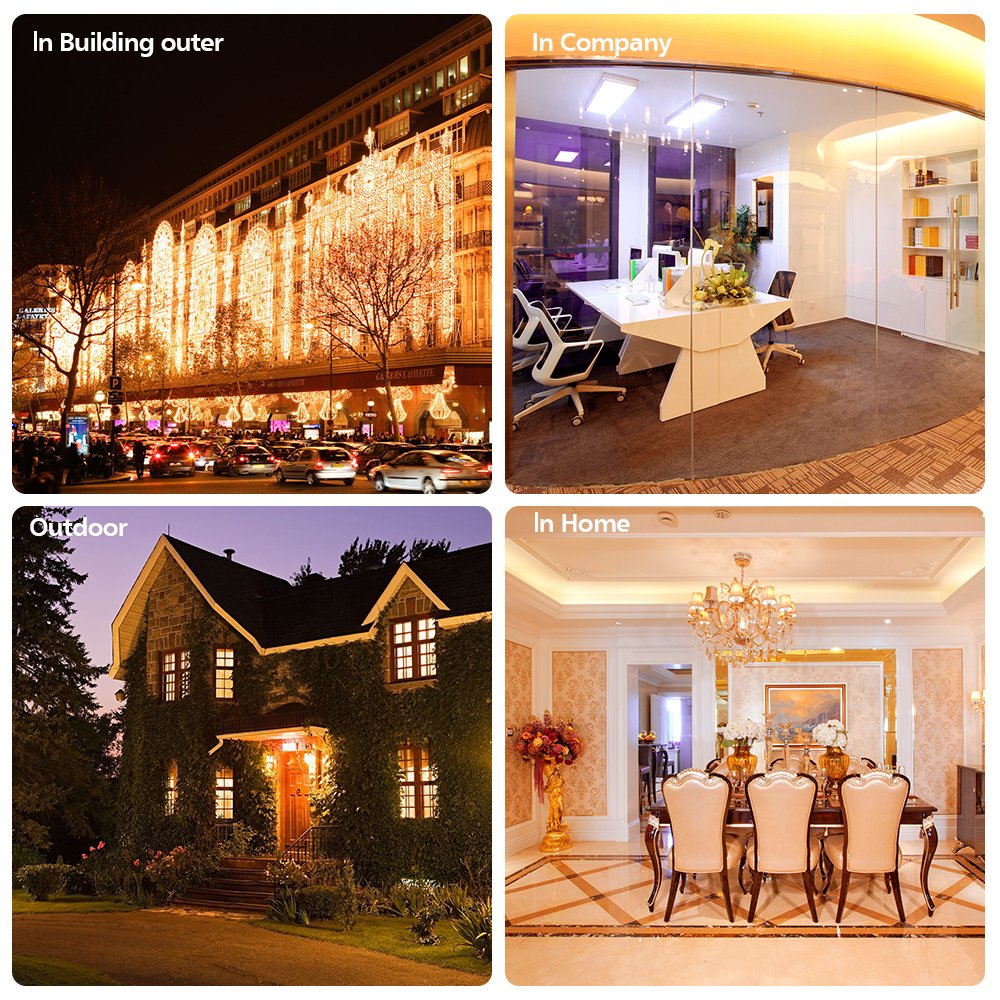 LUXJET® 12V LED Strip 300LED Waterproof LED Strip Light for Kitchen Room Wedding Party Decoration(3M)