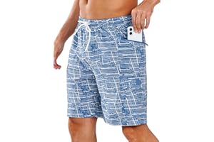 NORTHYARD Mens Swim Trunks Board Shorts 9 Inch Bathing Suit Swimwear Quick Dry Beach Short with Zipper Pocket - No Mesh Liner