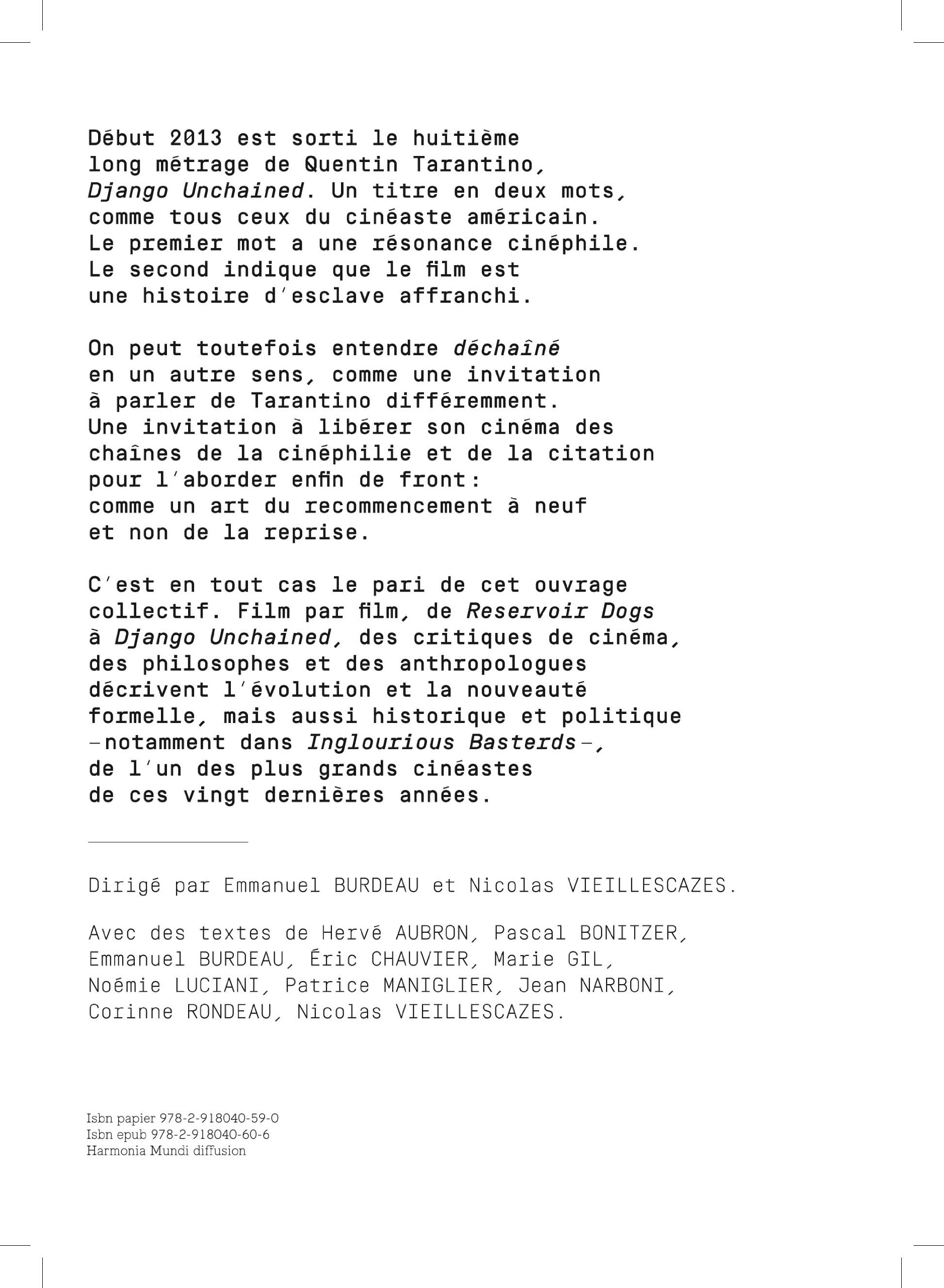 Quentin Tarantino Un Cinema Dechaine Amazon Es Burdeau Emmanuel Vieillescazes Nicolas Collectif Libros En Idiomas Extranjeros