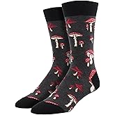 Pretty Fly For A Fungi Men's Crew Socks Charcoal Heather