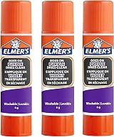 Elmer's Disappearing Purple Glue Sticks 6g 3 Count - Washable & Dries Clear
