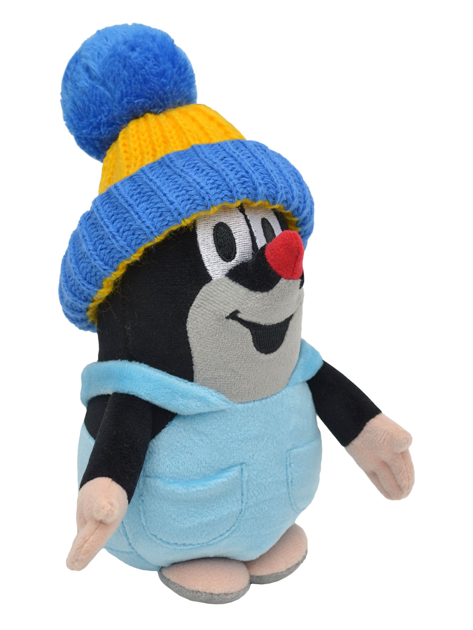 Moravska Ustredna Krtek - Little Mole 20cm trousers & blue cap / Krtek 20cm kalhot. modr.kulich / Maulwurf 20cm Hose & blau Mütze / Kisvakond nadrágban kék téli sapkával 20cm