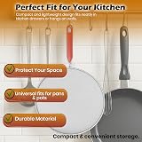 TIJAR 33cm Splatter Screen for Frying Pan - Oil Splash Guard & Cover view 7