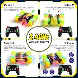 Remote Control Car RC Stunt Cars, 360° Rotating RC