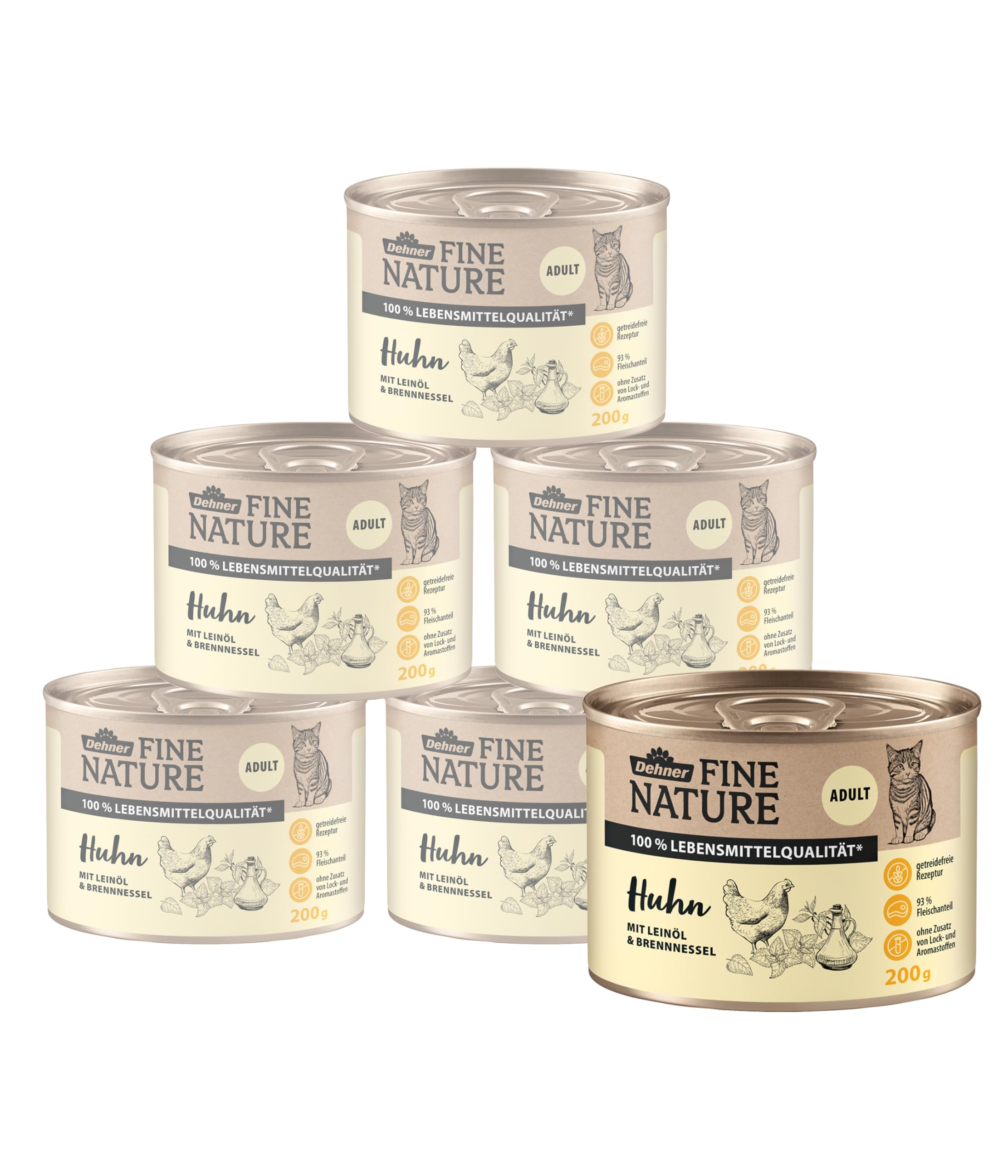 Dehner fine nature Cat Food Adult, Chicken, Quality of Life