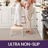DEXI Kitchen Rug Mat Sets 43x75cm 43x150cm Beige Non Slip Rubber Backed view 3