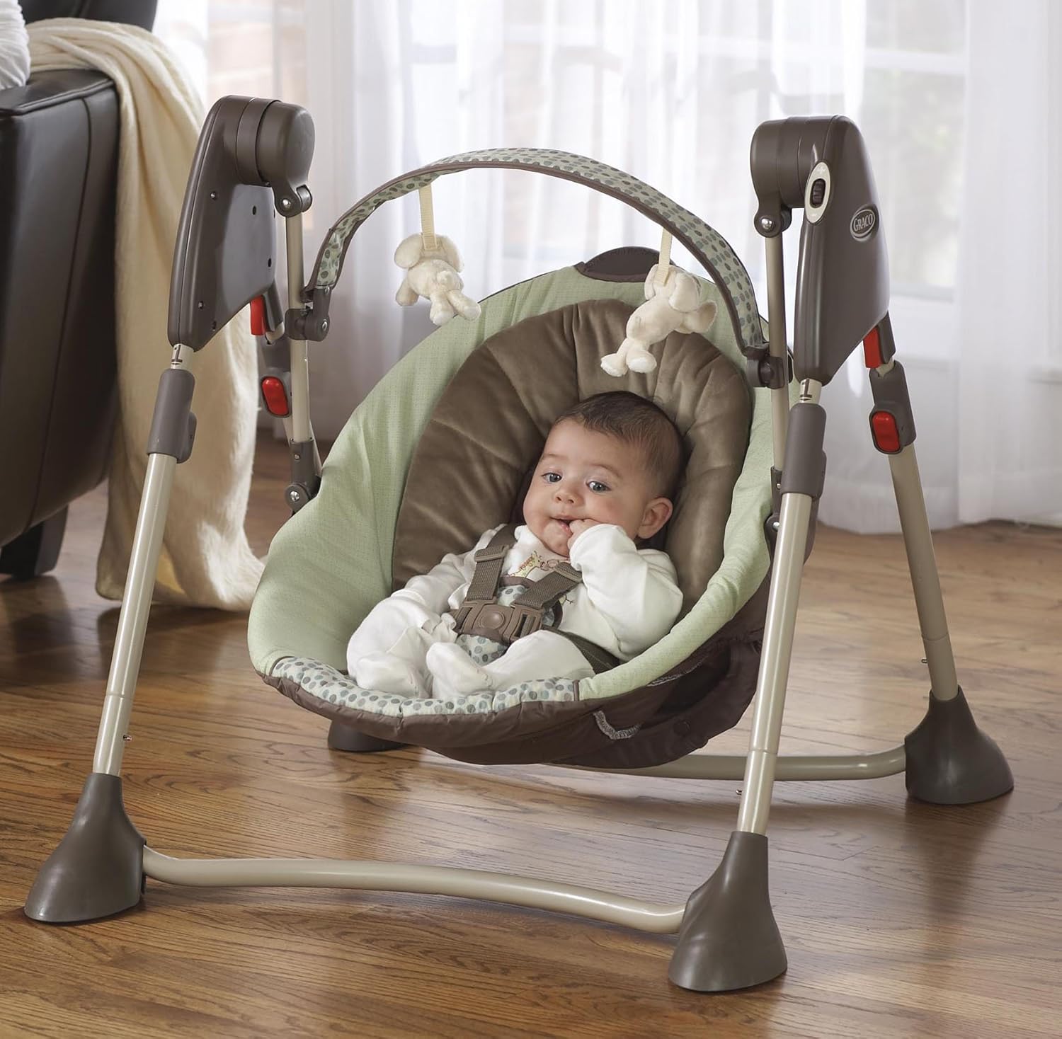 graco swing by me portable swing