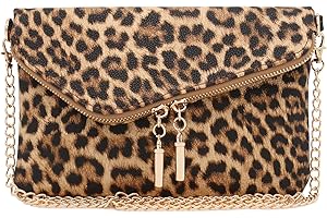 FashionPuzzle Animal Printed Leopard Handbag Purse