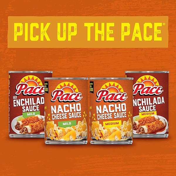 PACE MILD NACHO CHEESE SAUCE, 10.5 OZ CAN