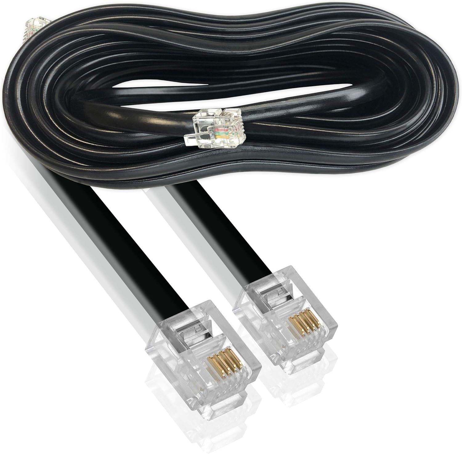ICHOOSE LIMITED 6P4C Telephone Cord Cable/Male to Male Phone Modem