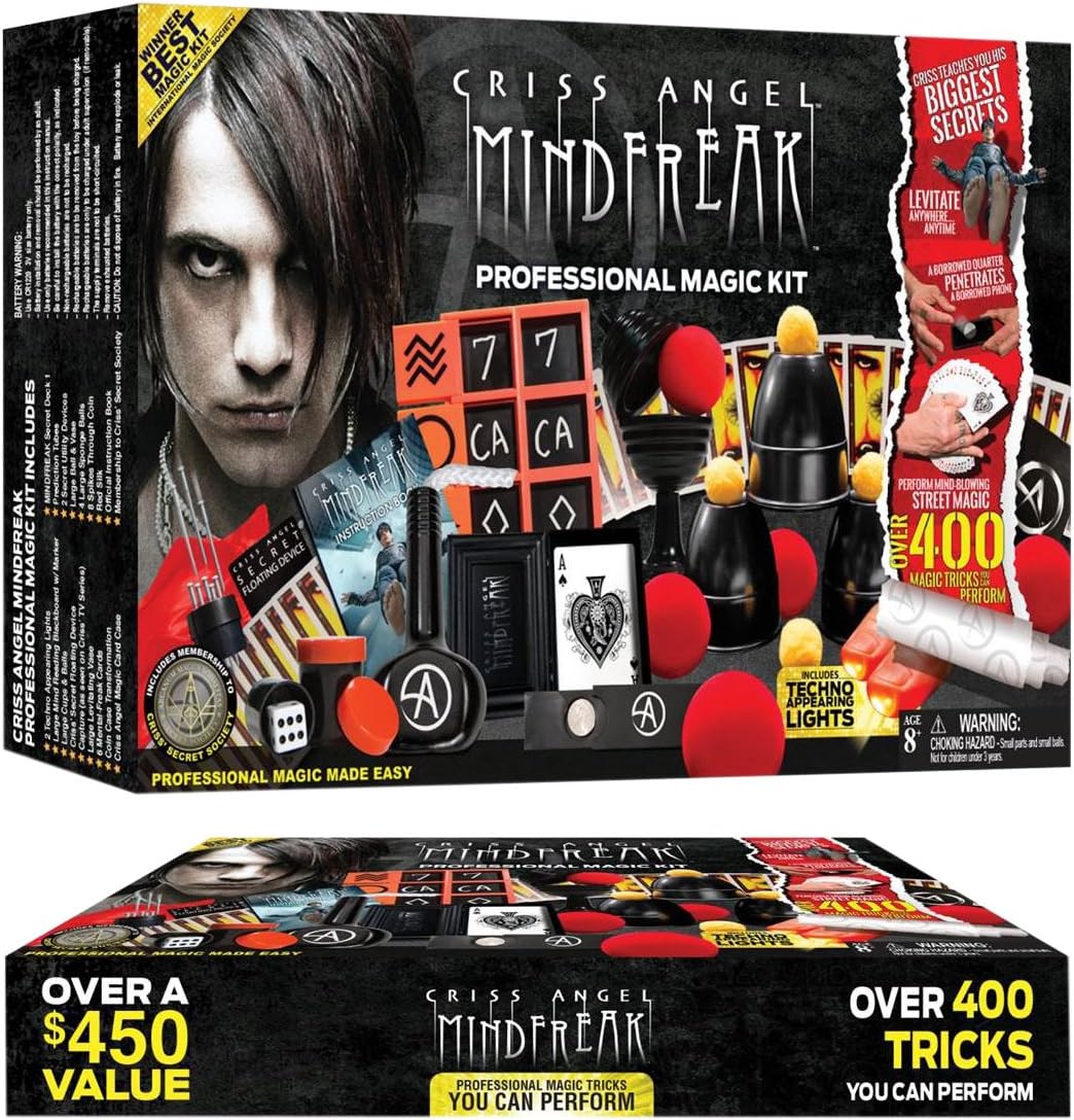 Criss Angel MINDFREAK Professional Magic Kit: Toys & Games