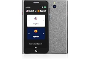PHILIMORE Language Translator Device No WiFi Needed, 2024 Latest Two-Way Language Translator in 139+ Languages Online/Offline/AI/Voice/Photo Translation Portable Instant Translator for Business Study Travel