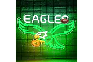 LALAON Football Neon Sign for Wall Decor Football Neon Light for Man Cave Mans Room Club Game Room Birthday Party Gifts for Football Fans Teens(ZKXD386)