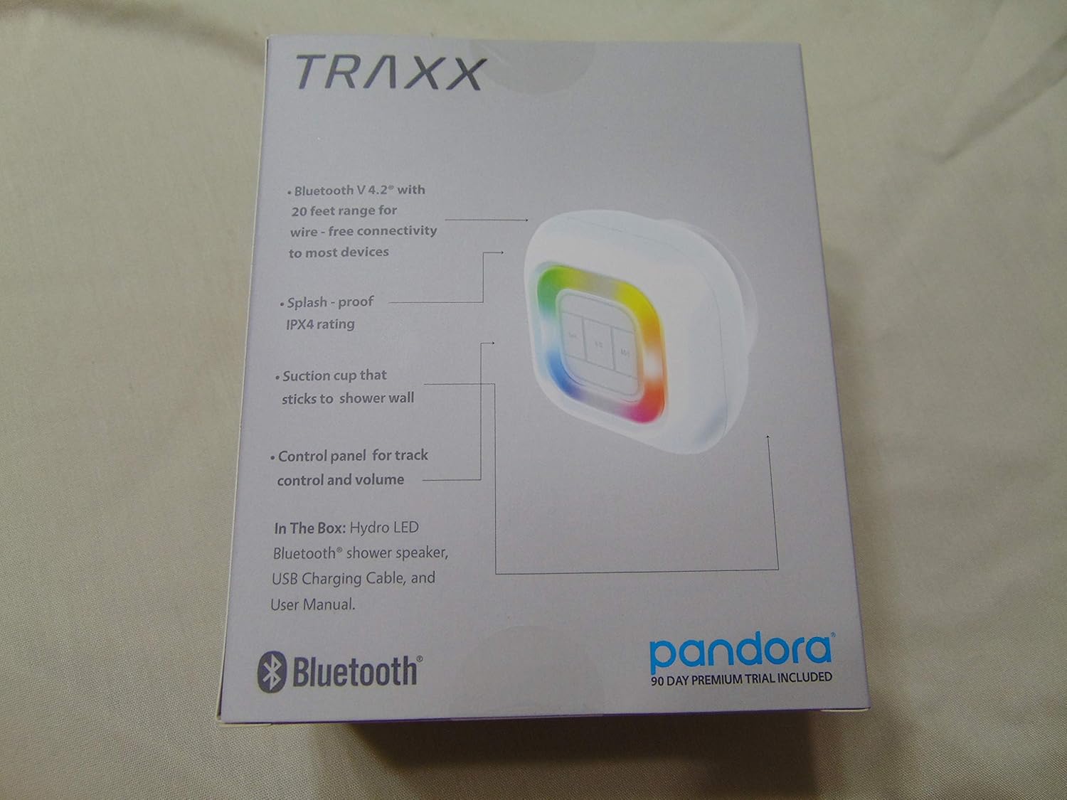 traxx bluetooth shower speaker
