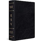 ESV Study Bible, Large Print (Genuine Leather, Black)