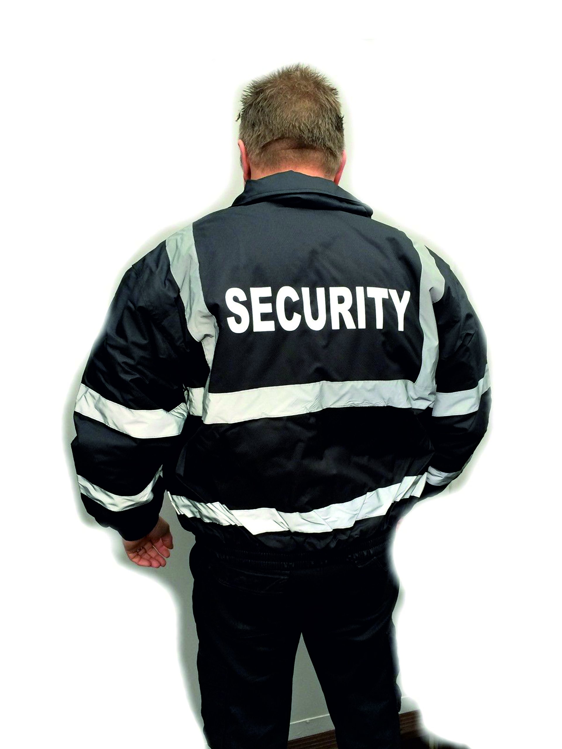 black security bomber jacket