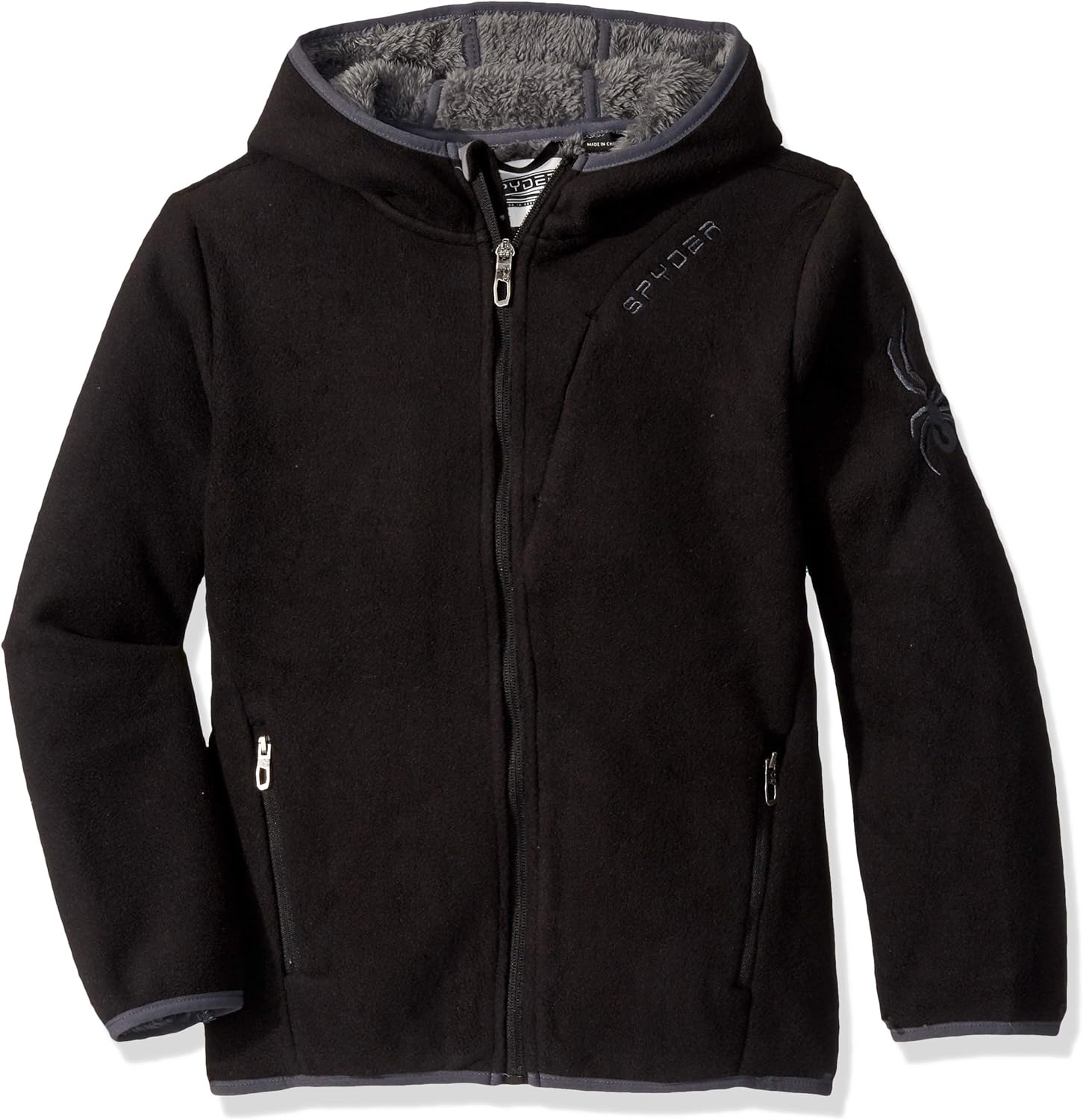 boys hooded fleece jacket