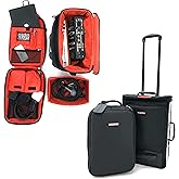 Jetpack Drop System (includes Snap backpack Drop Roller bag) for Mobile, DVS, Non DVS, Club Gig Set up. Perfect for DJ Controllers SB, SR, Mixer S11 72, Audio Gear, Travel & More