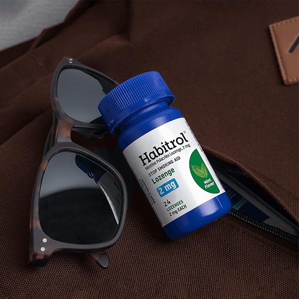 HABITROL NICOTINE LOZENGES – 2 MG, MINT FLAVOR, 72 COUNT – NICOTINE LOZENGE TO REDUCE CRAVINGS & HELP QUIT SMOKING