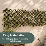 Garden Mile Expanding Outdoor Wooden Willow Trellis 180cm x 60cm view 4