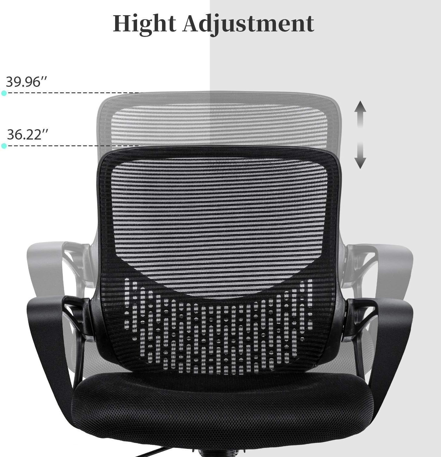 Ergonomic Office Chair Lumbar Support Mesh Chair Computer Desk Task Chair with Armrests: Office Products