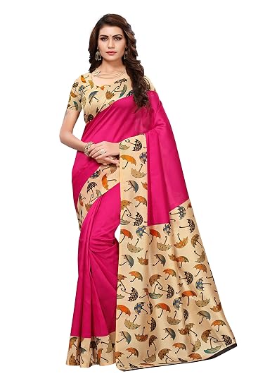 Silk with Blouse Piece Saree