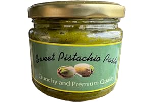 MIXYWAY Premium Pistachio Paste Creamy Butter 8.8 OZ (250 gr) %100 Natural Pistachio Paste for Dubai Chocolate Bar (Lightly Sweetened) Pastry, No Artificial Colors, Pure Organic Ingredients Without any Additives or Preservatives Pistachio Nut Butter, Pistachio Spread for Knafeh Pistachio Cream For Baklava Kataifi Katmer and Breakfast in Glass Jar, Gluten Free Creamy Pistachio Paste, Natural Aromatic Flavor