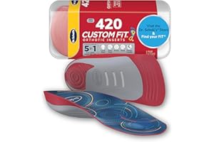 DR. SCHOLL'S Dr. Scholl’s Custom Fit Orthotics 3/4 Length Arch Support Shoe Inserts - Plantar Fasciitis Relief Insoles for Men and Women, Immediate All-Day Total Lower Body Pain Relief, FSA HSA Eligible, CF420