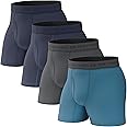 Pair of Thieves Soft Cotton Boxer Briefs for Men Pack (4 & 8 Pack) - Tagless Mens Underwear for All-Day Comfort and Support