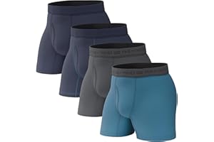 Pair of Thieves Men's Underwear Boxer Briefs - Soft Cotton Boxer Briefs for Men Pack - 4 Pack Tagless Mens Underwear