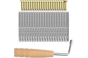 INOOMP Lyre Harp Peg Accessories with Tuning Wrench Lyre String Fixator Pins Smooth Polished Surface Easy